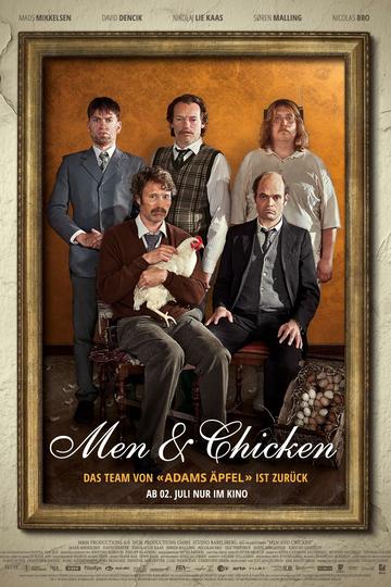 Poster Men & Chicken