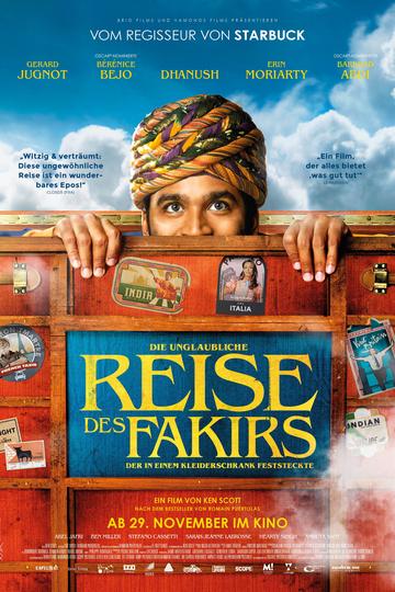 Poster Die unglaubliche Reise des Fakirs, der in einem Kleiderschrank feststeckte