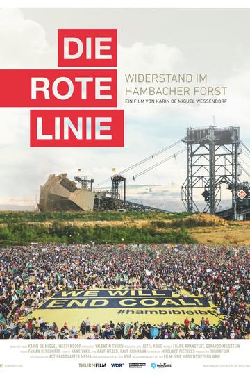 Poster Die rote Linie