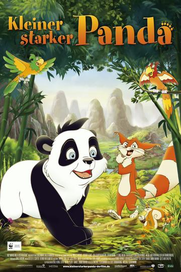 Poster Kleiner starker Panda