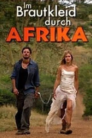 Poster Im Brautkleid durch Afrika