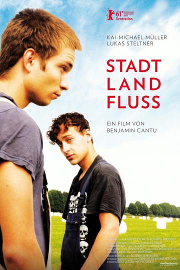 Poster Stadt Land Fluss