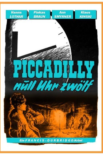 Poster Piccadilly null Uhr zwölf