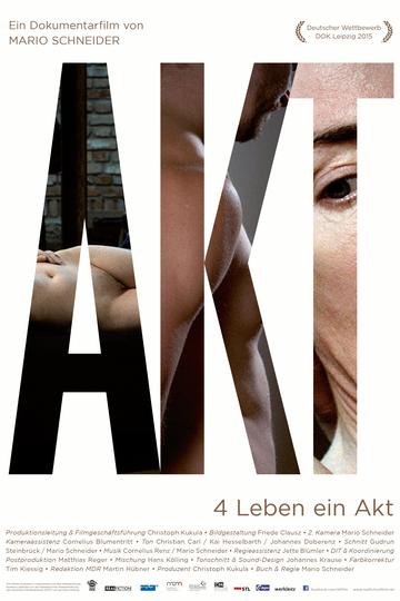 Poster Akt - 4 Leben ein Akt