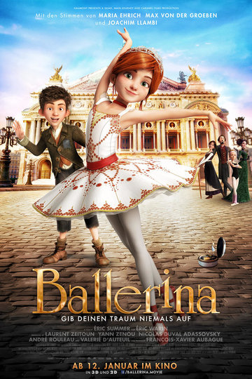 Poster Ballerina - Gib deinen Traum niemals auf