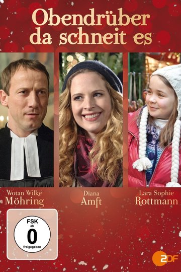 Poster Obendrüber, da schneit es